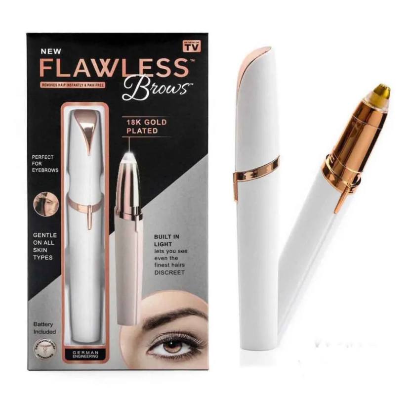Rechargeable Flawless Eyebrow Epilator Hair Remover For Women Moosto