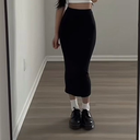 Without Slit Skirt