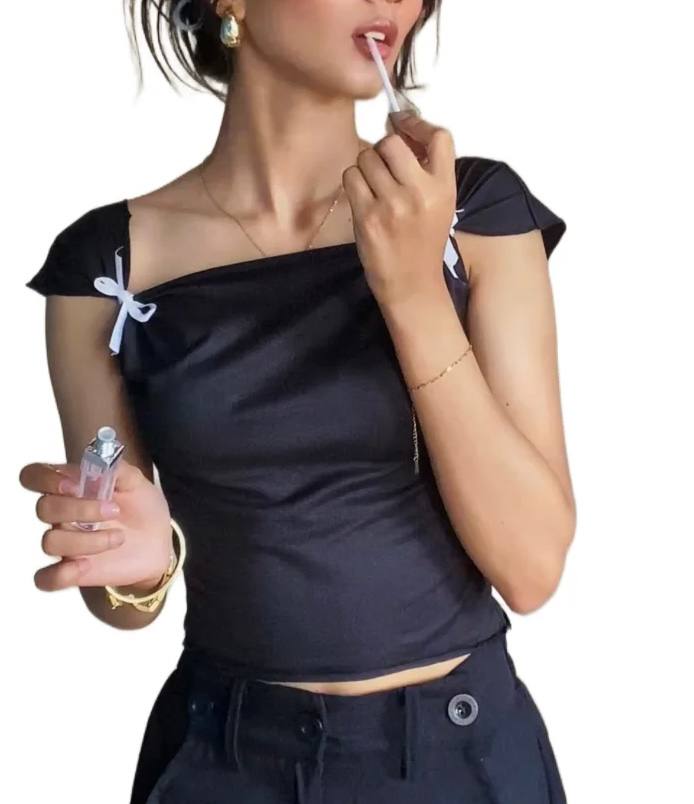 Ribbion tie top