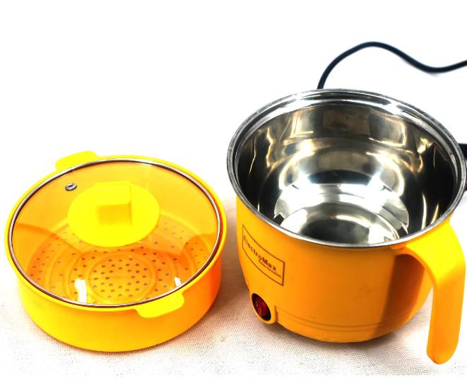 Electromax 3 In 1 Multifunction Portable Electric Cooking Egg Boiler Steamer Rice Cooker Mo Mo Steamer 2L