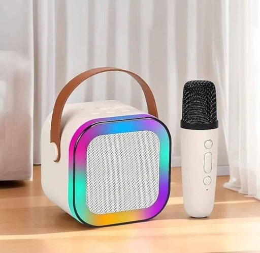 esportic K12 Colorfull Bluetooth Speaker with Karaoke Mic System for Home Singing Magic Ai Voice