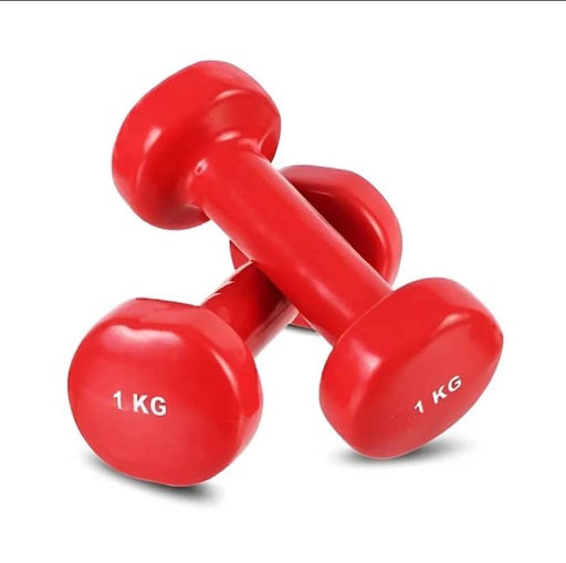 Dumbbell set 1 kg , 2 pc Set Total 2 kg Home gym Equipment