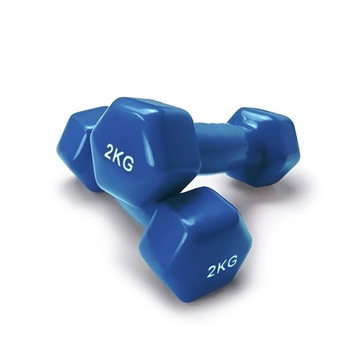 Dumbbell set 2 kg , 2 pc Set Total 4 kg Home gym Equipment