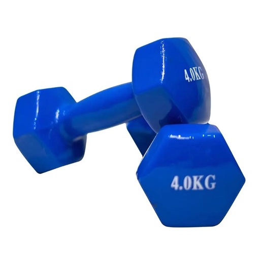 Dumbbell set 4 kg , 2 pc Set Total 8 kg Home gym Equipment