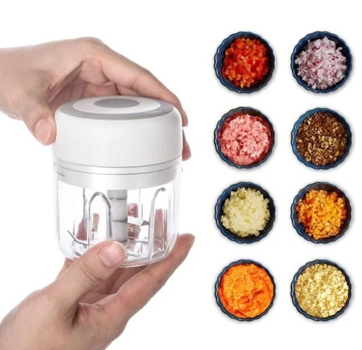 Electric Garlic Masher Usb Charging Sturdy Durable Mini Grinder Chopper Crushed Ginger Grind Fresh Chili