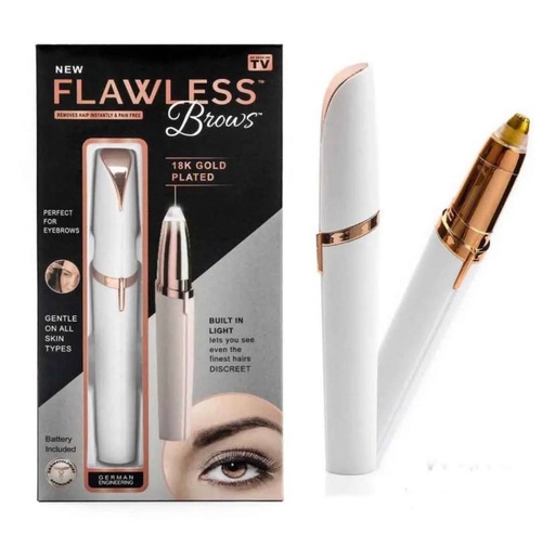 Rechargeable Flawless Eyebrow Epilator Hair Remover For Women Moosto