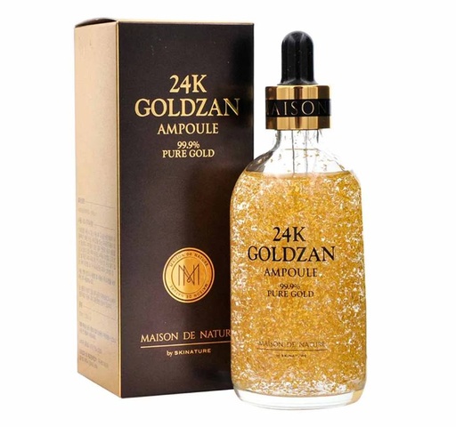 24K GOLDZAN AMPOULE Face Serum, 24K Gold Serum, Original Korean 24K Gold Serum, Maison De Nature By Skin Nature