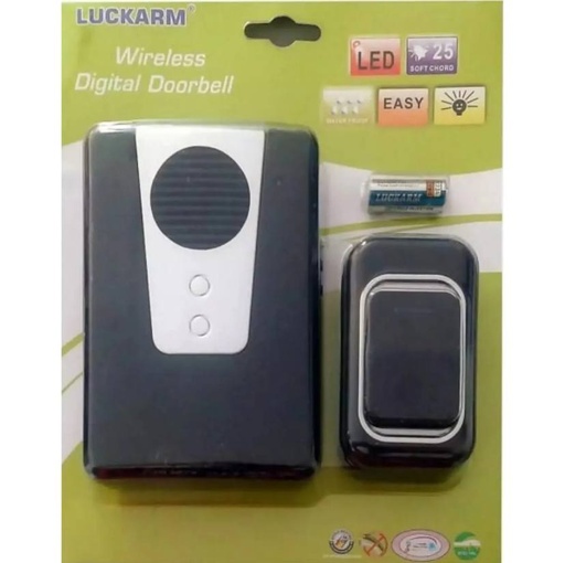 Door Bell Wireless Remote Control, Waterproof Door Bells Digital With Wireless Remote Control Technology ,Assorted Color